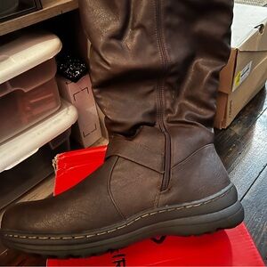 Dream Pairs Woman’s NWT Wide Calf Brown Boots